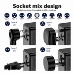 AXORA Universal Travel Adapter – Fast Charging | Worldwide Compatible
